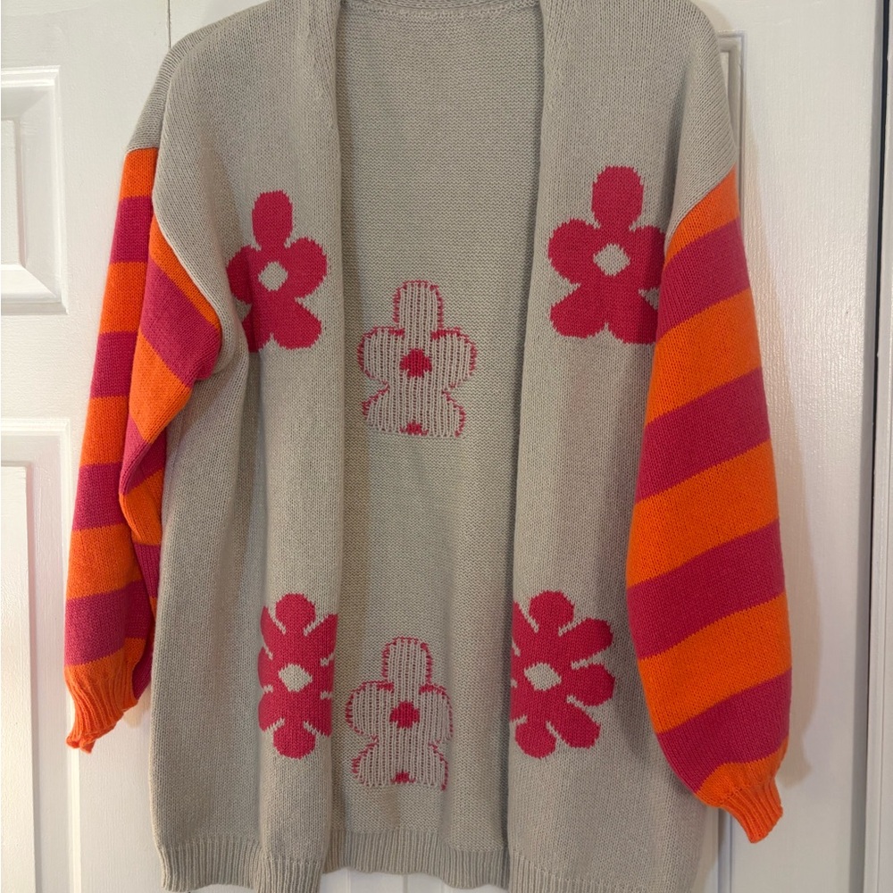 FINAL PRICE Colorful Floral Women's Sweater